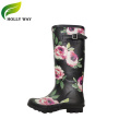 Botas de goma estampadas para mujeres